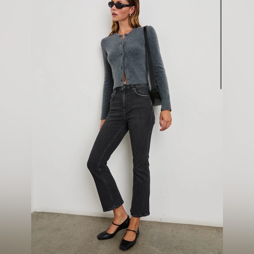 Rails Black pearl sunset crop slim flare 27
